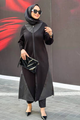 Mahza Oyşo Kumaş Yeni Sezon 120cm Spor Kap 7652 Siyah - 1